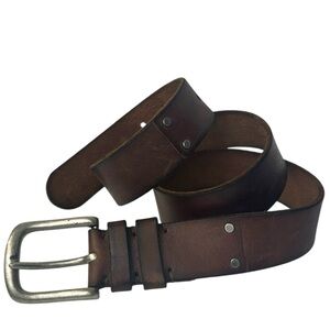 Lucky Brand Men’s Brown Full Grain Leather Belt Sz 34